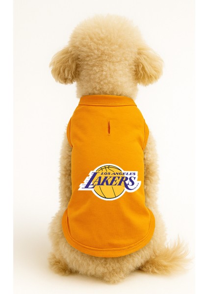 Kedi ve Köpek Kıyafeti & Elbisesi - Turuncu Los Angeles Lakers Atlet