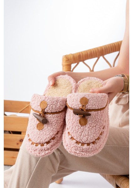 Kadın Ev Terliği Peluş Terlik Çeyiz ve Bohça Terliği Ses Yapmaz Kalın Taban modelleri