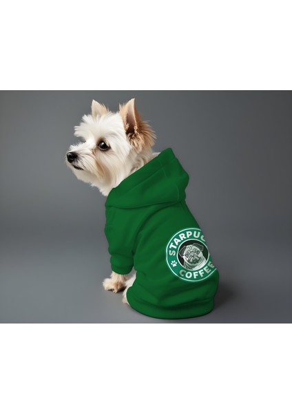 Kedi ve Köpek Kıyafeti & Elbisesi - Yeşil Hoodie Starpugs fiyatları