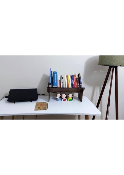 Masaüstü Ahşap Kitaplık Raf Organizer Kitap Düzenleyici fırsatları