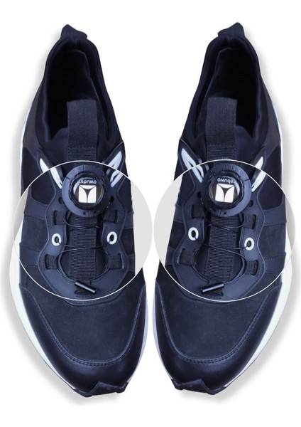 Siyah Akıllı Ayakkabı Bağcığı – Otomatik Sıkma Sistemi ile Spor ve Günlük Kullanım