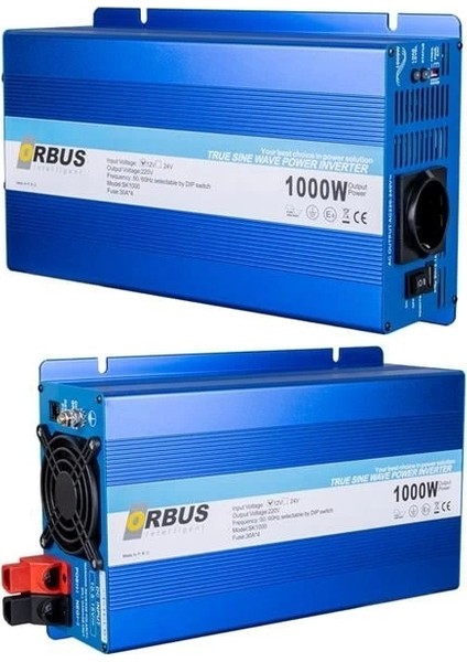 12V 1000 Watt Tam Sinüs Invertör modelleri
