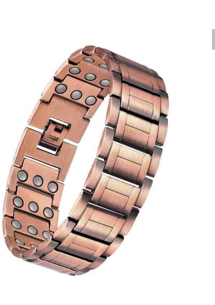 Saf Bakır Manyetik Mıknatıs Erkek Bileklik modelleri