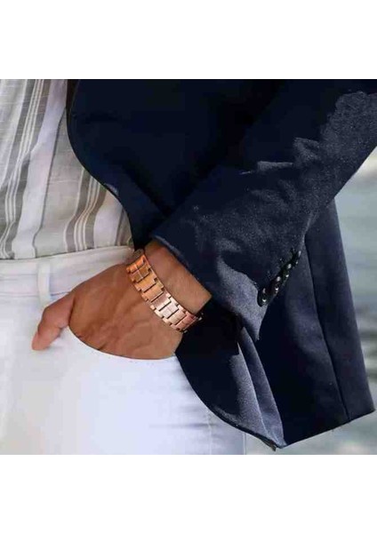 Saf Bakır Manyetik Mıknatıs Erkek Bileklik indirimleri