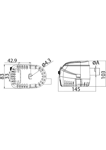 Osculatı Otomatik Sintine Pompası G750 modelleri