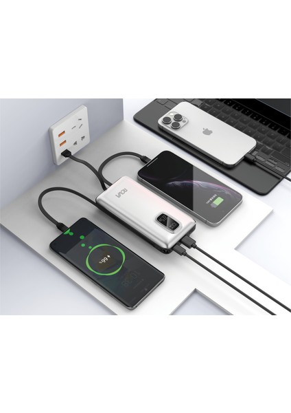 RV-PWS628 20000 Mah 22.5W Süper Hızlı Şarj Destekli Powerbank – Type-C & USB Giriş-Çıkış, Kablolu fiyatları