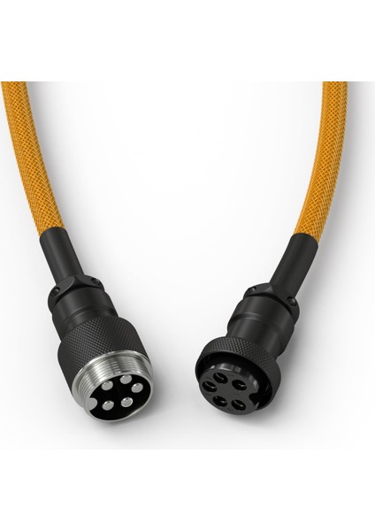 Coiled Keyboard Cable – Coiled USB C Cable Artisan Braided Cables For Mechanical Gaming Key indirimleri