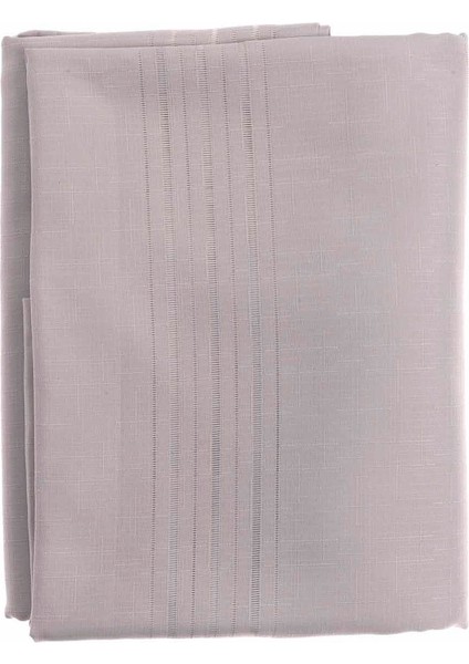 Çizgi Masa Örtüsü 150X230 cm Gri