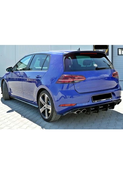 Vw Golf 7,5 R Tampon Flap Flaplar Splitter Bıçak 2017-2019