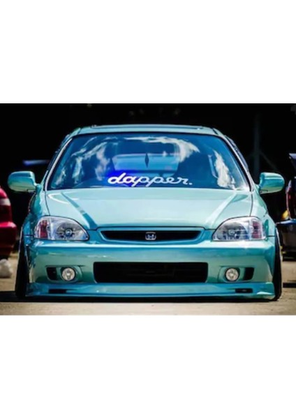 Honda Civic Mugen Ön Ek Karlık Mat Siyah Plastik 1999-2001 modelleri