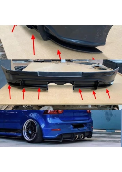 Vw Golf 5 R32 Tampon Flap Flaplar Splitter Bıçak