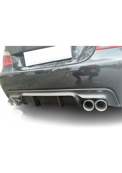 Bmw E60 Vorstainer Difüzör Arka Difizör Parlak Siyah Plastik