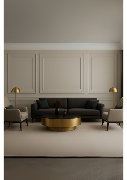 Boyanabilir Dekoratif Hazır Kesimli Duvar Çıtası Kolay Kurulum Salon Antre Modern Tasarım