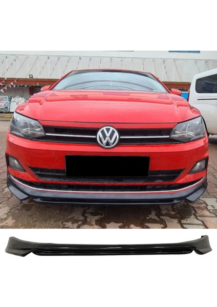 Vw Polo Mk6 Abt Ön Ek Karlık Mat Siyah Plastik 2018-2022 modelleri