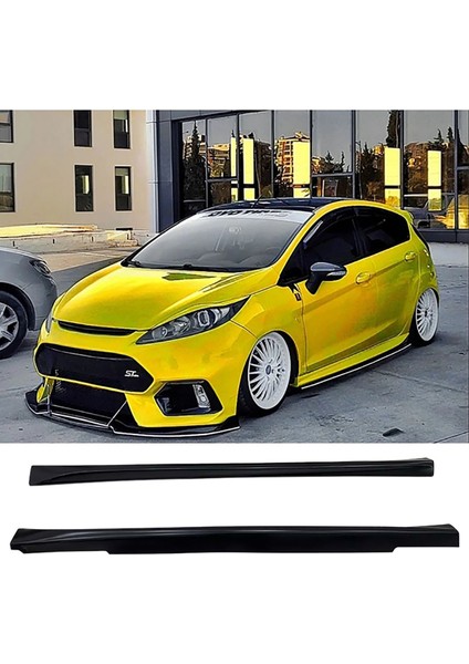 Ford Fiesta Mk6 Aero Yan Marşpiyel Seti Mat Siyah Plastik 2008-2017 fiyatları