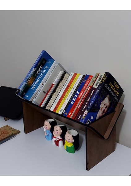 Masaüstü Ahşap Kitaplık Raf Organizer Kitap Düzenleyici modelleri