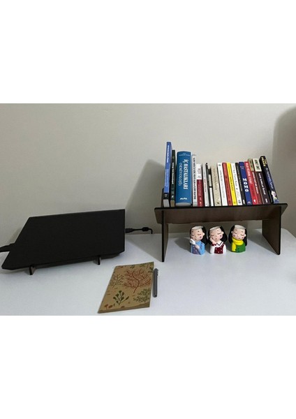 Masaüstü Ahşap Kitaplık Raf Organizer Kitap Düzenleyici indirimleri