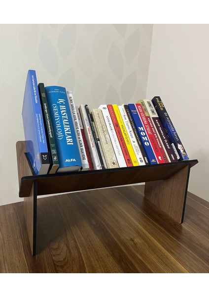 Masaüstü Ahşap Kitaplık Raf Organizer Kitap Düzenleyici