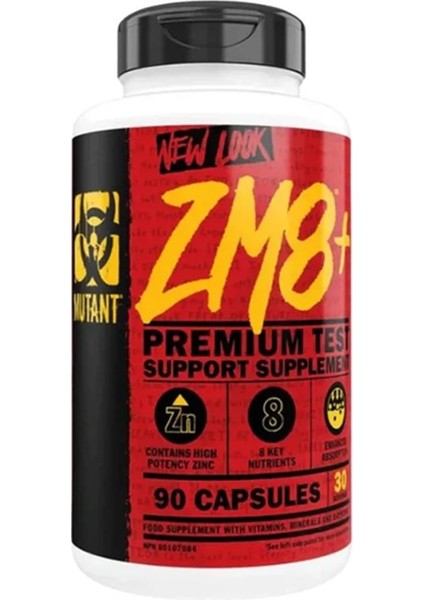Zm8+ Zma Zinc Magnesium Bisglycinate Selenium 90 Caps
