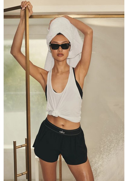 Siyah Renk Basic Model Fermuar Cepli Beli Lastikli Kısa Training Spor Şort fırsatları