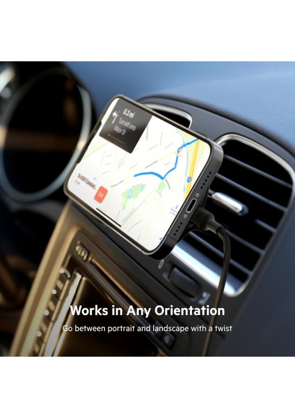 Boostcharge Kablosuz Şarj Manyetik Araç Telefonu Montaj Tutacağı, Magsafe Etkinleştirilmiş Ay fiyatları