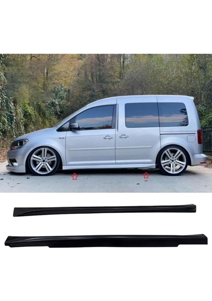 Vw Caddy Aero Yan Marşpiyel Seti Mat Siyah Plastik fiyatları