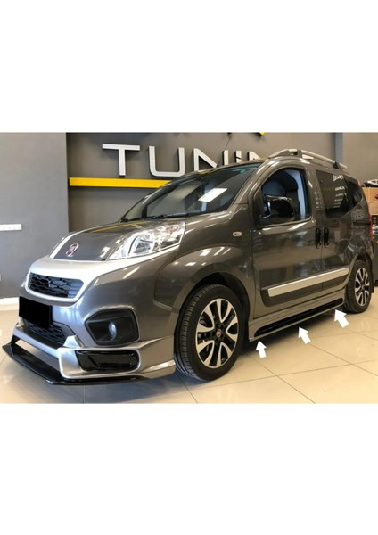 Fiat Fiorino Yan Marşpiyel Seti Mat Siyah Plastik