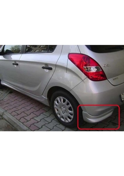 Hyundai I20 2009-2013 Arka Flap Sağ Sol Parlak Siyah Plastik