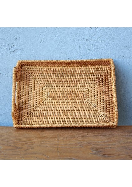 Mylamp Maria 37,5X28X8 Cm. Rattan Dekoratif Tepsi fiyatları