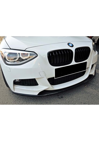 Bmw F20 M-Tech Düz Ön Lip Plastik Parlak Siyah 2011-2014
