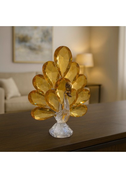 Gold Tavus Kuşu Kristal Cam Kb modelleri