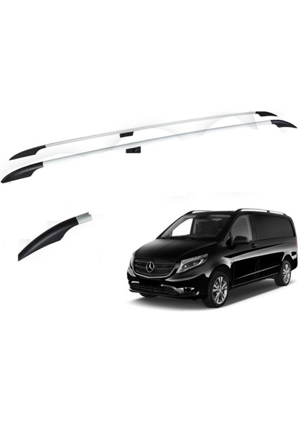 Mercedes Vito Ext Uzun Tavan Çıtası Gold Gri 2003+ Sonrası