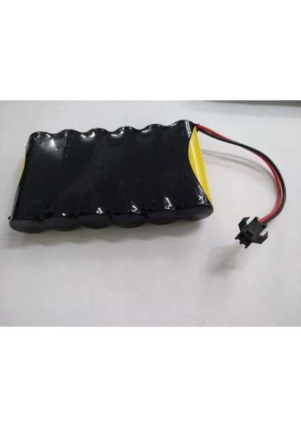 6'lı 7.2 Volt 700 Mah 2 Pin Siyah Soketli Oyuncak Pili
