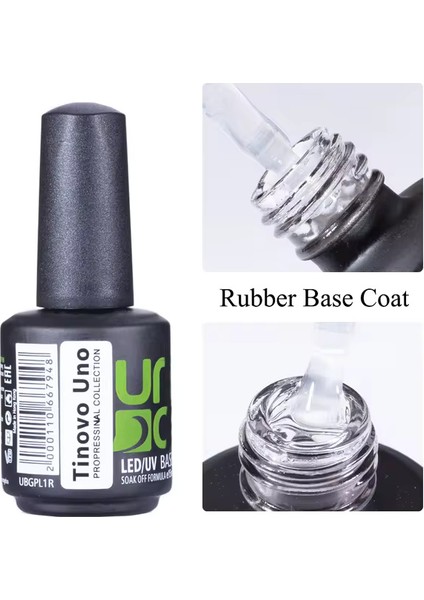 Uno Base Coat Rubber Kauçuk Bazlı Led/uv Uyumlu Base Gel 15 Ml. indirimleri