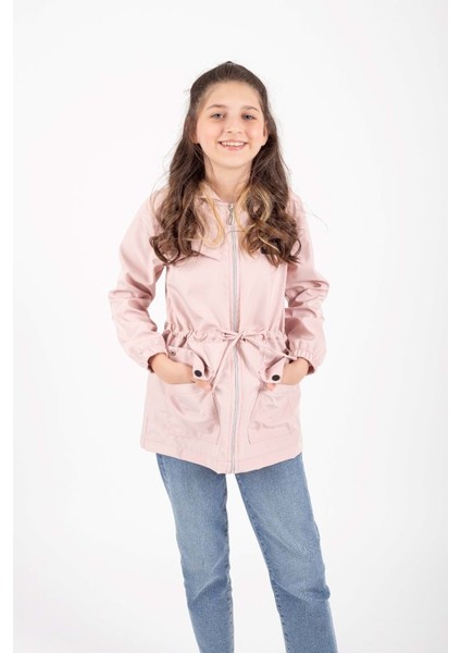 Kız Çocuk Mevsimlik Su Itici Çıtçıt Kapamalı Cepli Yağmurluk M00752 fiyatları