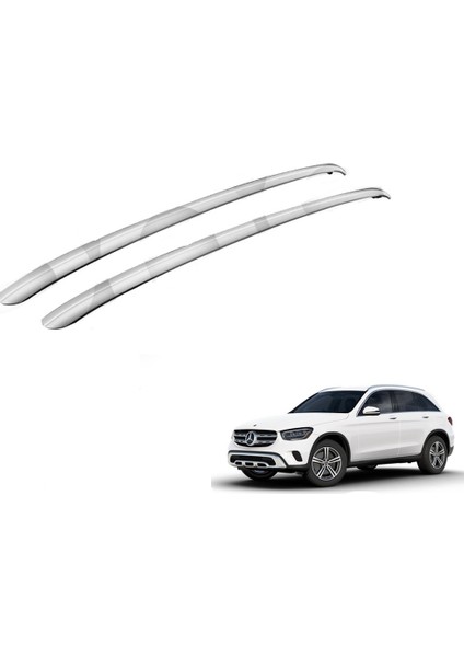 Mercedes Benz Uyumlu Glc Coupe Tavan Çıtası Sport Gri 2015+