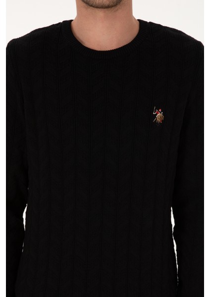 Erkek Siyah Kazak /triko 50307836-VR046