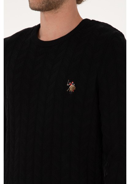 Erkek Siyah Kazak /triko 50307836-VR046