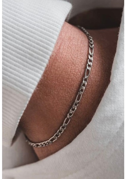Paslanmaz Çelik 4mm Spor Model Erkek Zincir Bileklik modelleri