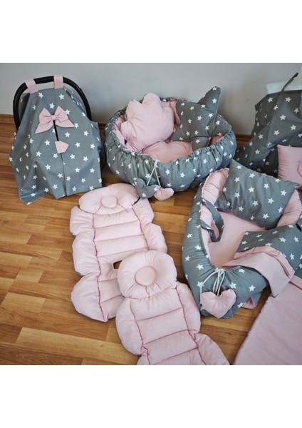 Koyu Yıldız Pudra 16 Parça Babynest Seti indirimleri