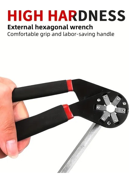 8 Inç Sihirli Anahtar | Çok Fonksiyonlu Ayarlı Anahtar, 12-20 mm ve 1/2"-3/4" Ölçülerle Uyumlu fiyatları