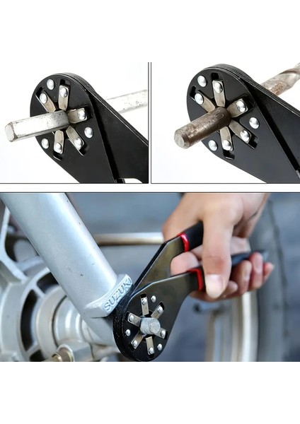 8 Inç Sihirli Anahtar | Çok Fonksiyonlu Ayarlı Anahtar, 12-20 mm ve 1/2"-3/4" Ölçülerle Uyumlu indirimleri