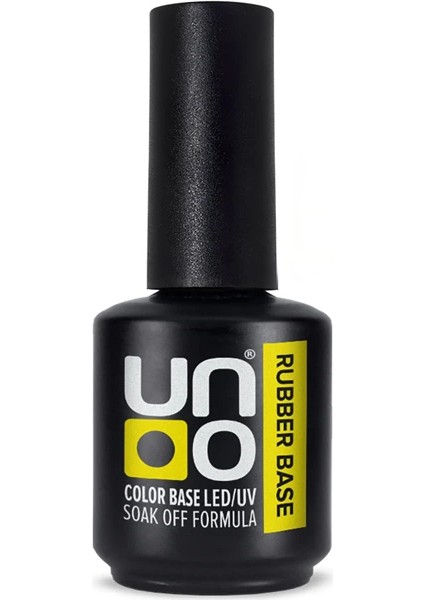 Uno Neon Kalıcı Oje Rubber Base Color Base Led/uv Neon Sarı 15ML. Soak Off Formüllü fırsatları
