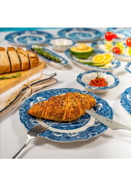 Vintage Blue 14 Parça Kahvaltı Takımı fırsatları