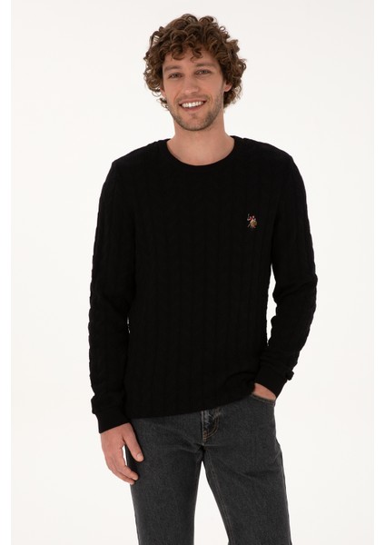 Erkek Siyah Kazak /triko 50307836-VR046