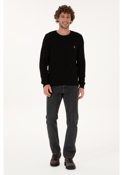 Erkek Siyah Kazak /triko 50307836-VR046 fırsatları