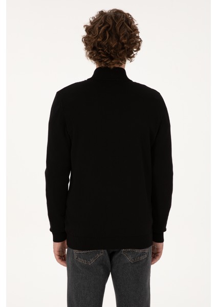 Erkek Siyah Hırka (Triko) 50307800-VR046 indirimleri