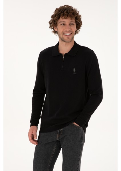 Erkek Siyah Kazak /triko 50308569-VR046 modelleri