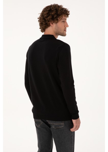 Erkek Siyah Kazak /triko 50308569-VR046 indirimleri