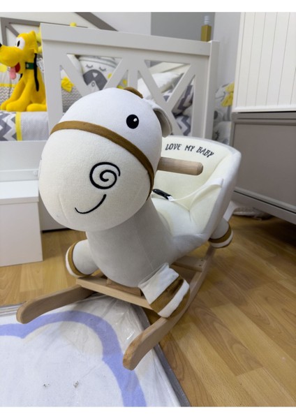 Pelüş Sallanan Ahşap At ve Sandalye, Öğretici ve Güvenilir, 2 Yıl Garantili fiyatları